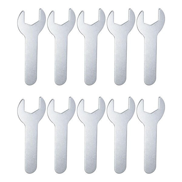 sourcing map 10pcs Small Wrench Open End Wrench 18x92x2mm Metric