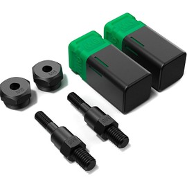 FOREVTL Replacement Mandrel for Rivet nut Tool, Manual Rivet nut Gun Mandrel and Nose Pieces Accessary (Metric M6, 2pcs)