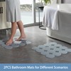 Webos Anti Slip Shower Mat: 2PCS Non Slip Bath Mat