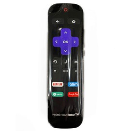 Genuine Insignia NS-RCRMX-18 Roku TV Remote Control fit All Insignia Roku TVs. NO Pairing!! not for Insignia Regular TV, not for Roku Stick and Roku Player.