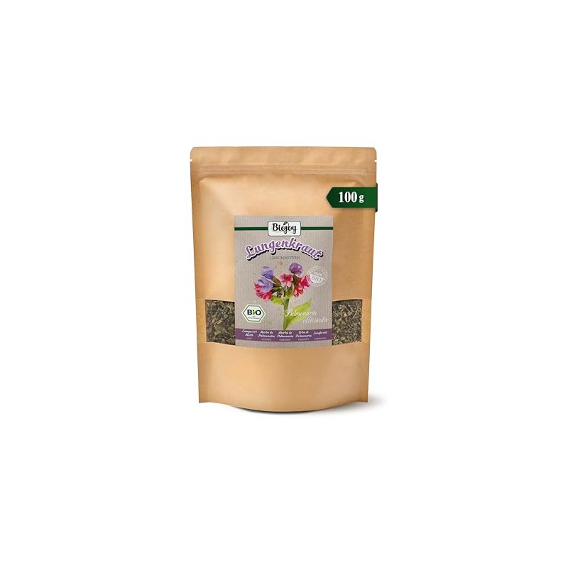 Biojoy Organic Lungwort Dried and Cut Lungwort Tea 100g |