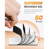 10-Pack TENS Unit Replacement Pads, Rectangular Snap TENS Electrode Pads