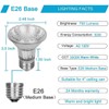 Vinaco Par20 Bulb 50 Watt 2 Pack, High Output Halogen