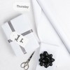 RUSPEPA White Wrapping Paper Solid Color - Mini Roll -
