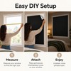 100% Blackout Window Cover for Bedrooms – Light Blocking Privacy