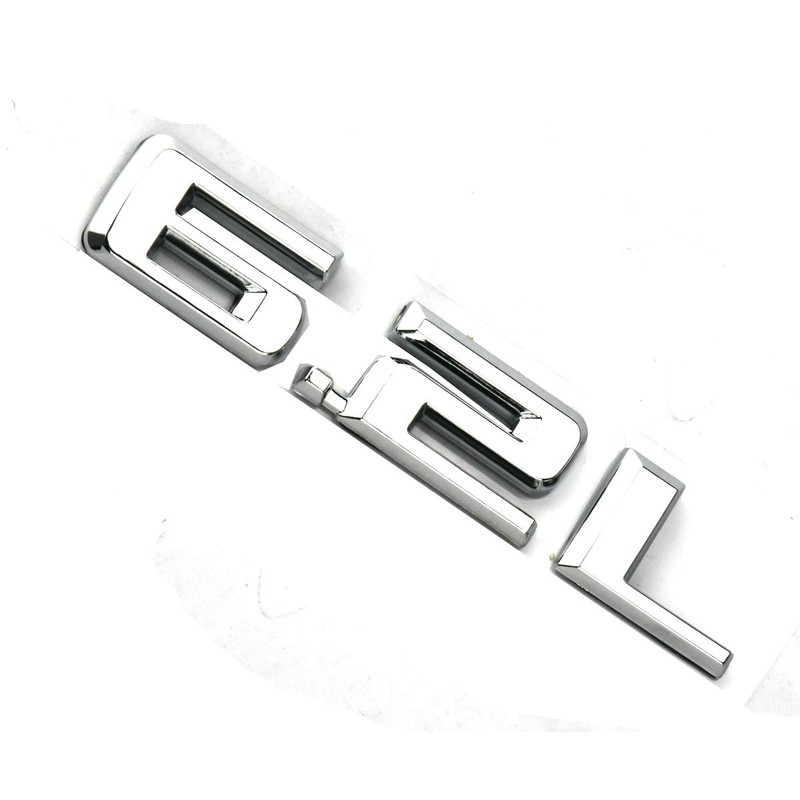 2pcs New 6.2L Emblems 3D Hood Badge Logo Compatible for
