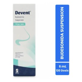 Devent Budesonida 64 Mcg / dosis suspensión nasal 120 dosis Farmadextrum