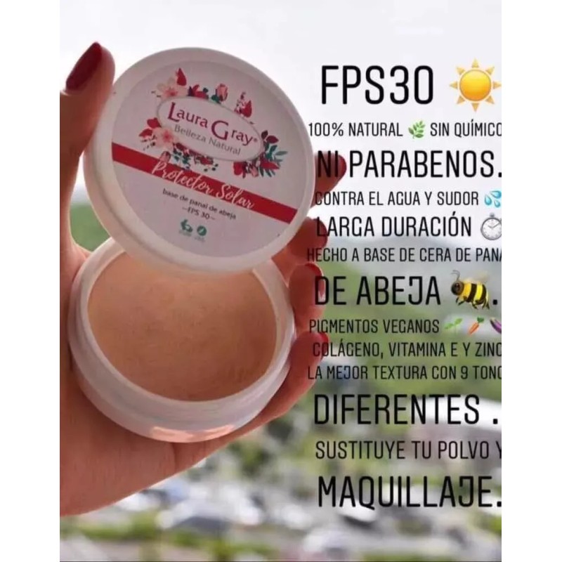 Laura Gray Maquillaje Con Protector Solar Con Color Fps 30