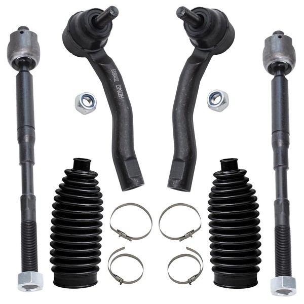Detroit Axle - Front 6pc Tie Rods Kit for 03-08