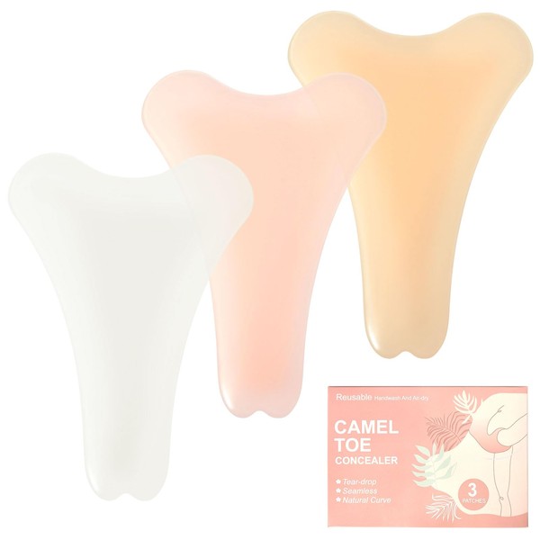 ESMNOAN Camel Toe Concealer Reusable 3 Pack,Y Shape Seamless Invisible