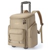 TOURIT Rolling Cooler Backpack: Leakproof Waterproof Insulated 36 Cans Beach