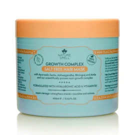 Nature Spell Hair Mask for Hair Growth 400ml - Infused with Ayurvedic Herbs – Stimulates Healthy Hair Growth – Salt Free - Suitable for all Hair Types including Dry Damaged Hair – Made in the UK