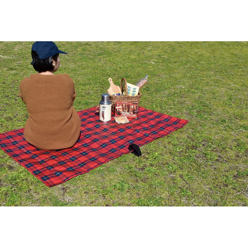 Gendai Hyakka piatto Leisure Sheet RD Tartan Check A580RD