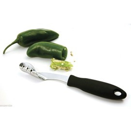 Jalapeno Pepper Corer Soft Grip-ez Stainless Steel Serrated Remover