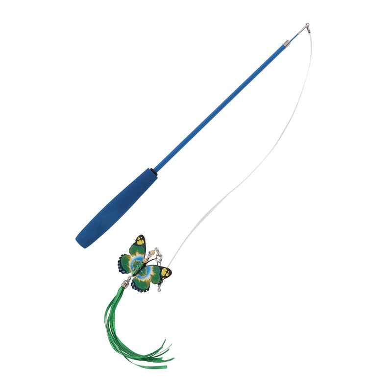 7pcs Cat Tassel Toys Play Chase Exercise Multifunctional Cat Butterfly