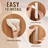 Yaocom 4 Pcs Self-Adhesive Edge Finger Pull Door Handle 4-3/4”