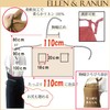 ELLEN&RANUN Linen Apron, 100% Linen (Linen), Cafe Style, Long Apron,