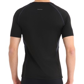 MagnaMan Men's Compression Shirts 3 - Pack: Moisture - Wicking Athletic Baselayer Tops for Men with Quick - Dry Technology, Ideal for Gym, Workout & Running