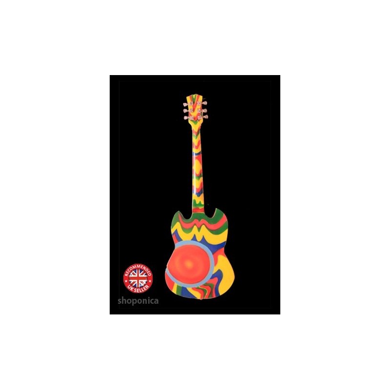 Shoponica Wooden Miniature Guitar Replica - Eric Clapton 'The Fool'
