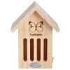 Silhouette Slotted Wooden Wood Butterfly House - 100% FSC