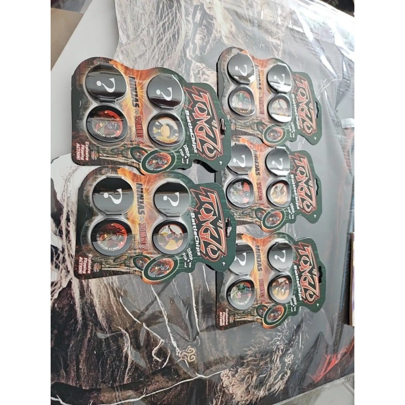 Play Visions Lot Of 5 TONGZO BATTLECHIPZ Ninjas vs Zombies