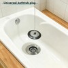 2 Pcs Bath Plug and Chain, Bathtub Plug(43mm Diameter), 40cm
