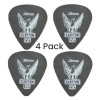 Clayton Black Raven Standard Jazz Picks 4-Pack .38mm