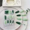 St. Patrick's Day Press on Nails Medium Coffin Fake Nails