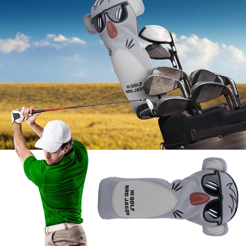 Golf Koala UT Wooden Club Headcover Cartoon Animal Rod Protection