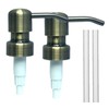 Metal Lotion Dispenser Replacement Pump, 2CC, 28/400 (Antique Brass, Round