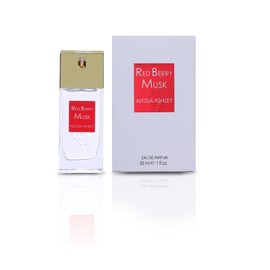 Alyssa Ashley Red Berry Musk - Mini Perfume for Women and Cologne for Men - Floral Musk Fragrance with Pink Pepper - Travel Perfume - 1 oz