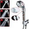 High Pressure Adjustable Rain Ionic Shower Head with 5FT. Hose