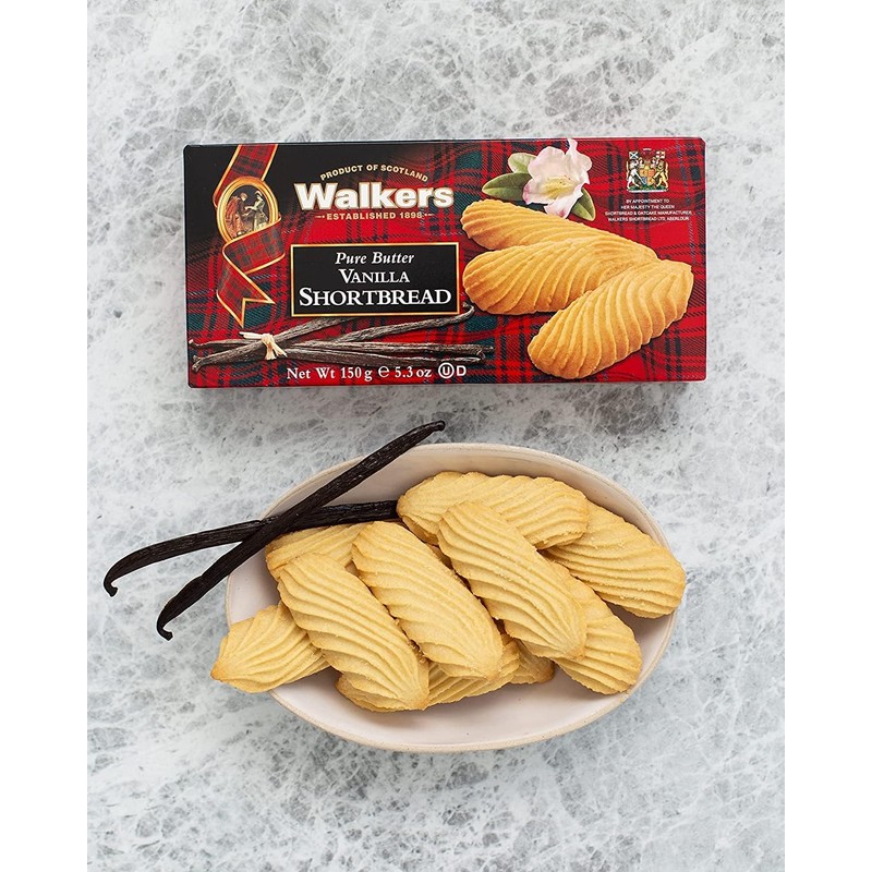 Walkers Shortbread Vanilla 5.3 OZ (Pack of 12) 12
