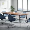 Tribesigns 6FT Conference Table, Rectangular Meeting Room Tables, Modern Industrial