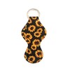 ROSTIVO Chapstick Holder Keychains for Women Lipstick Holder Keychains Sunflower