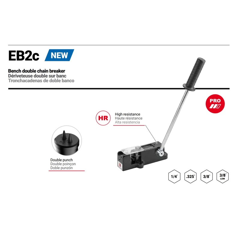 Tecomec Heavy Duty Double Punch Chain Breaker