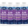 BioGuard Scale Inhibitor, 32 oz, Pack of 4, Concentrated Formula, Prevents and Removes Scale Build-Up and Metal Stains, Protects Pool Equipments