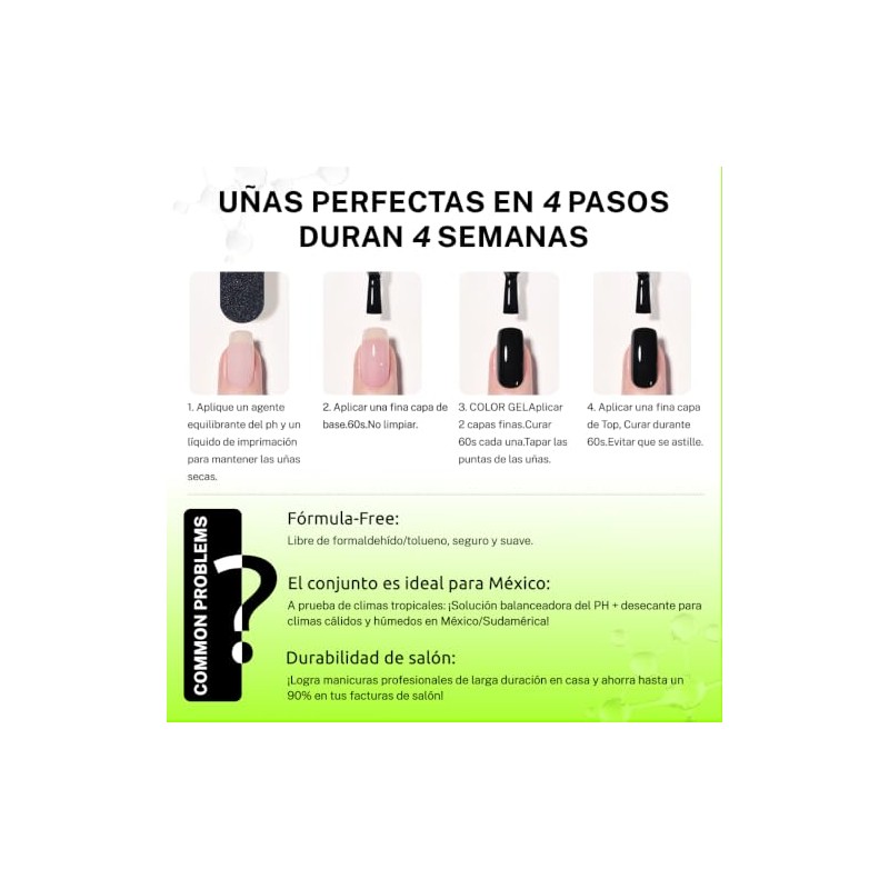 Cherimoya Juego Deshidratador de Primer para Uñas 4 Piezas 15ml