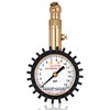 Accu-Gage Low Pressure Tire Gauge with Protective Rubber Guard, Angled