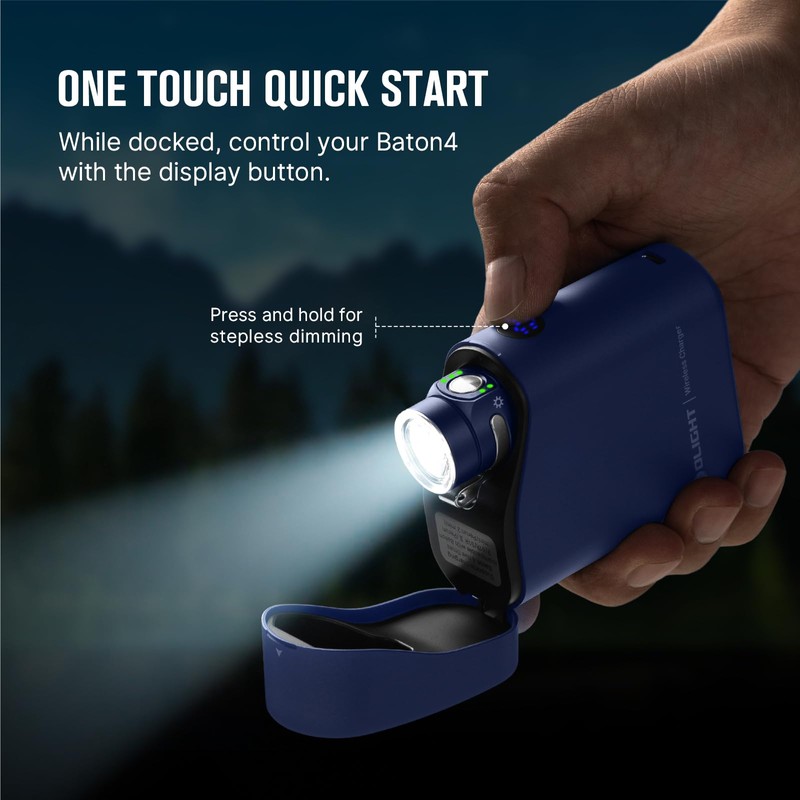 OLIGHT Baton4 Premium Edition Compact Handheld Torch Max 1300 Lumens