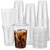 VITEVER VITEVER 100 Sets - 12oz Clear Plastic Cups with
