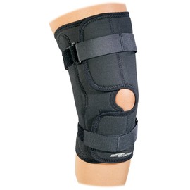 Drytex - Djo Global Sports Hinged Knee Wrap For Mild Medial/Lateral Support - Polycentric Hinges - Black S
