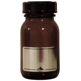 Mikken – Brown Apothecary Jar Set Including Screw Cap and Labels Made in Germany, 4 x 100 ml, Brown