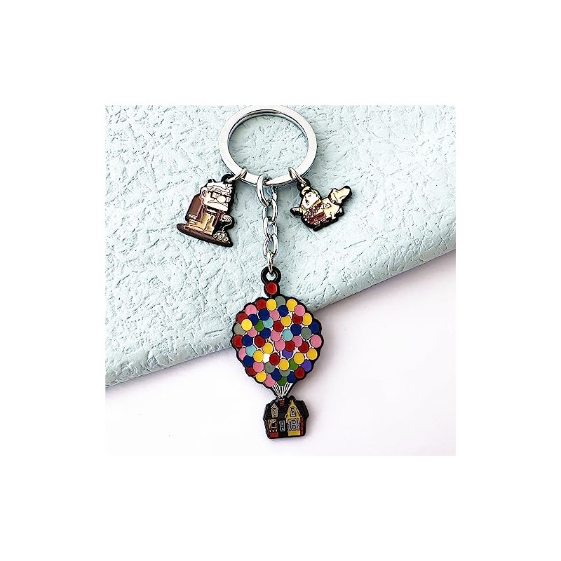 HBSWUI TV Movie Keychain Metal Cartoon Keychain for Women