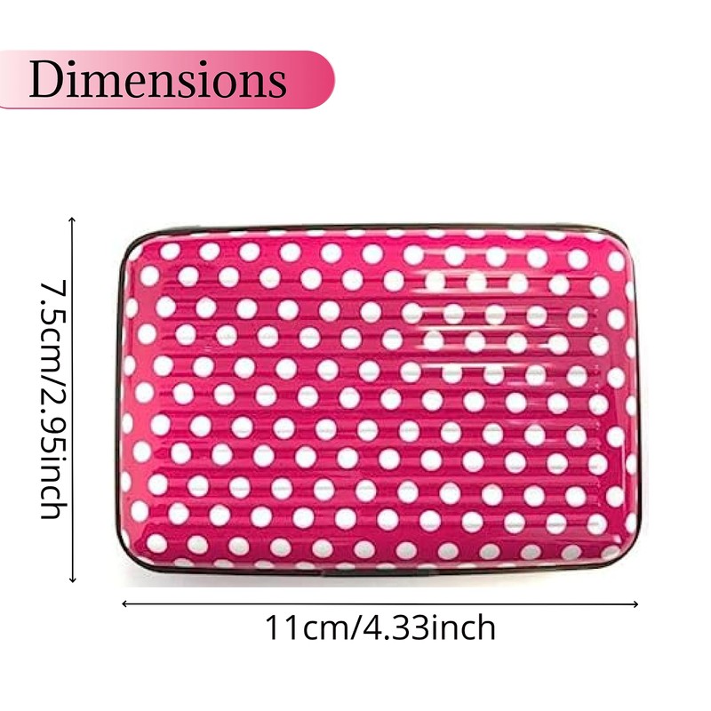 Lizzy Aluminium Credit Card Holder Security Wallet Business Case Protector