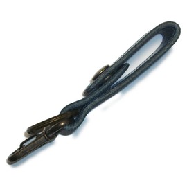 Leather Workshop Satou Keychain, Belt Loop, Genuine Leather, Keyring, Men's, Leather, Belt, Made in Japan, navy