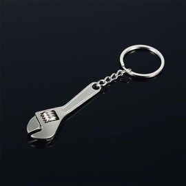 CAOXIAN Simulation Tool Keychain Simulation Key Rings Metal Alloy Keychain Decorative for Women Men, multi-coloured, F
