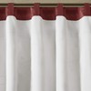 Embroidered Light Filtering Rod Pocket Window Treatment Curtain Window Panel