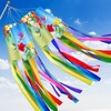 Newwiee 4 Pcs 4 Pcs Twin Hummingbird Wind Sock Outside
