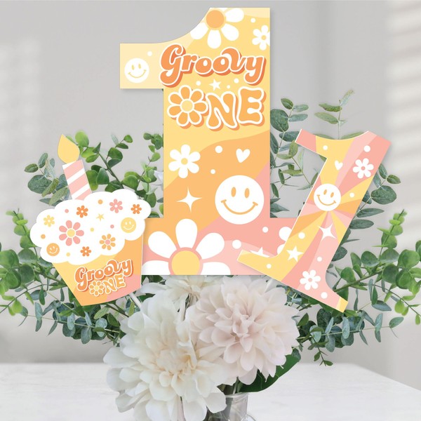 Big Dot of Happiness Groovy One - Boho Hippie First